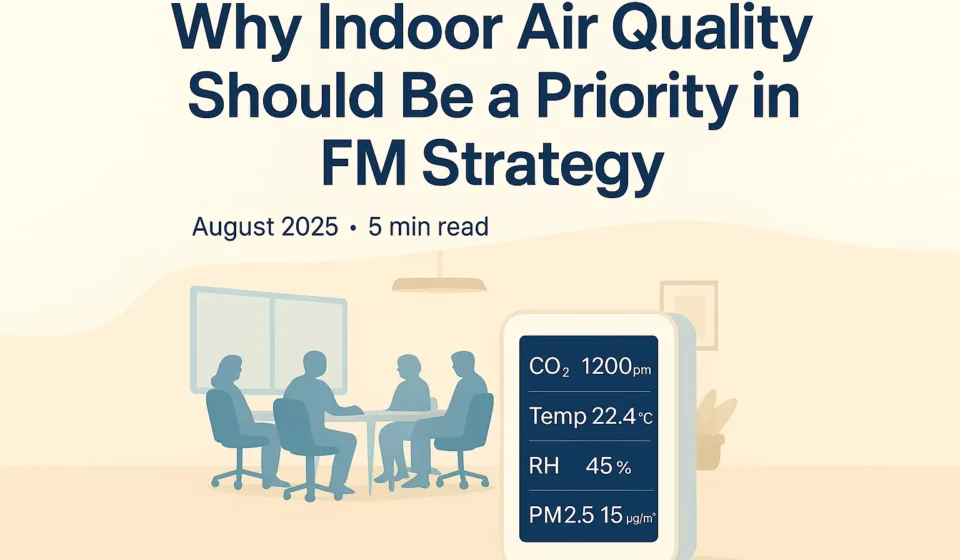 Why Indoor Air Quality Should Be a Priority in FM Strategy Why Indoor Air Quality Should Be a Priority in FM Strategy