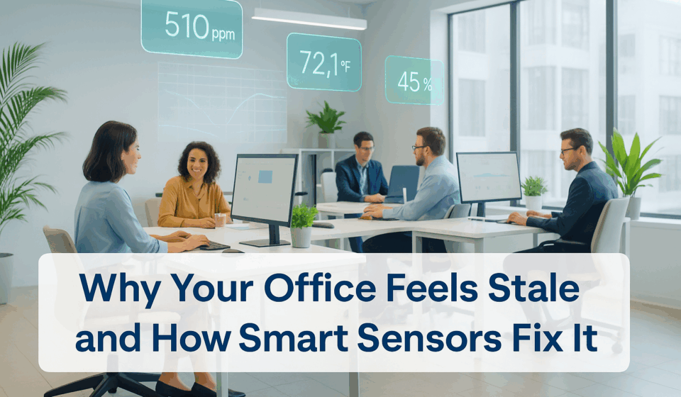 Why Your Office Feels Stale and How Smart Sensors Fix It