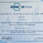 ASHRAE UK Chapter Academic Excellence Award 2026